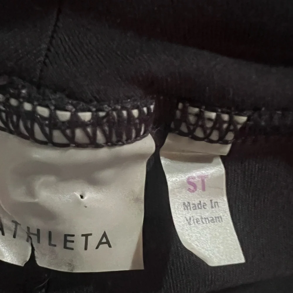 Athleta Black Pilayo Dipper Bootcut Activewear Pants Black Tall Size Small - Picture 7 of 8